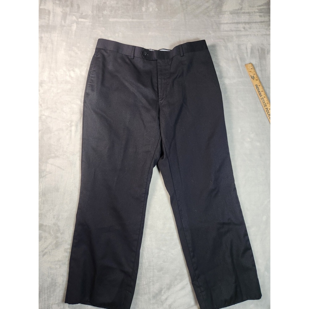 TOMMY HILFIGER Womens Chino Crop Trousers‎ W32 L25 Black Cotton